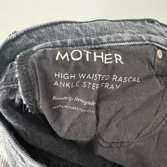 Mother High Waisted Rascal Ankle Step Fray in Roadtrip Renegade - Picture 8 of 11